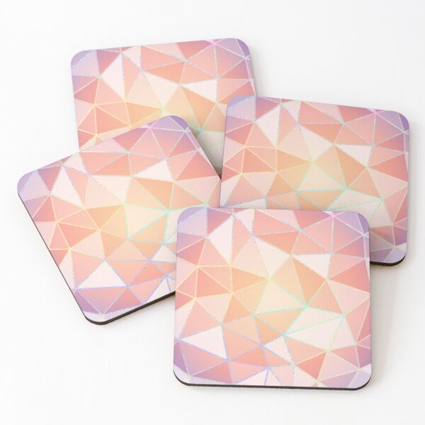 Item preview, Light red geometric color pattern designed and sold by Barbaratemplate.