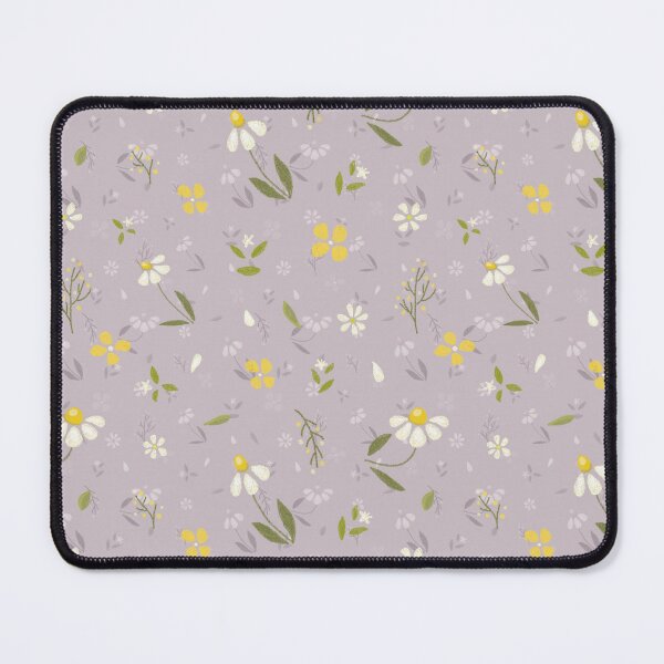 Item preview, Seamless pattern, small flowers, daisies. Paper texture, pastel texture, hand drawing. designed and sold by UVI-CA.