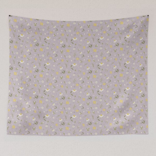 Item preview, Seamless pattern, small flowers, daisies. Paper texture, pastel texture, hand drawing. designed and sold by UVI-CA.