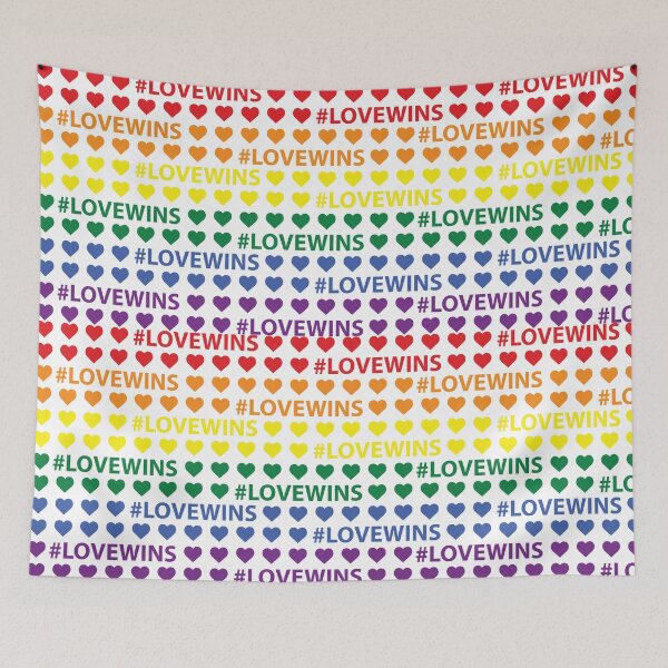 Item preview, #LoveWins Rainbow Heart Pattern designed and sold by JoyfulJen.
