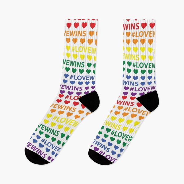 Item preview, #LoveWins Rainbow Heart Pattern designed and sold by JoyfulJen.