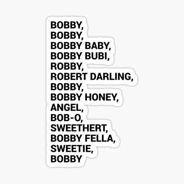 Item preview, Bobby - Company   designed and sold by NuteesShop.