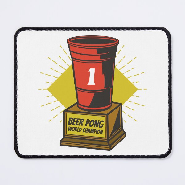 Item preview, Beer pong game trophy designed and sold by 1White-Rabbit.