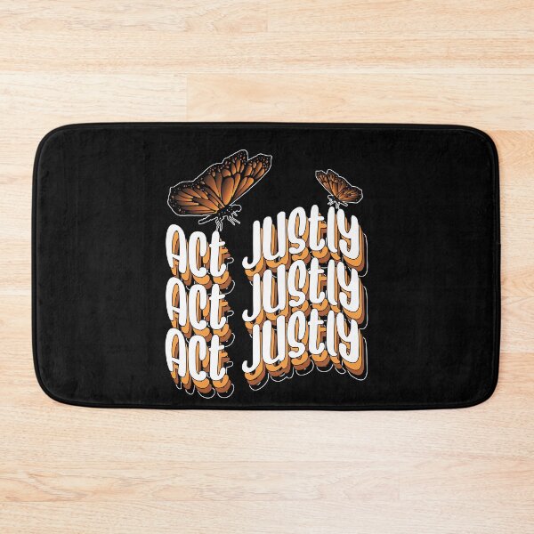 Item preview, Boho Act Justly Motivational Kind Retro Religious Chritsian designed and sold by MadrigueraSM-.