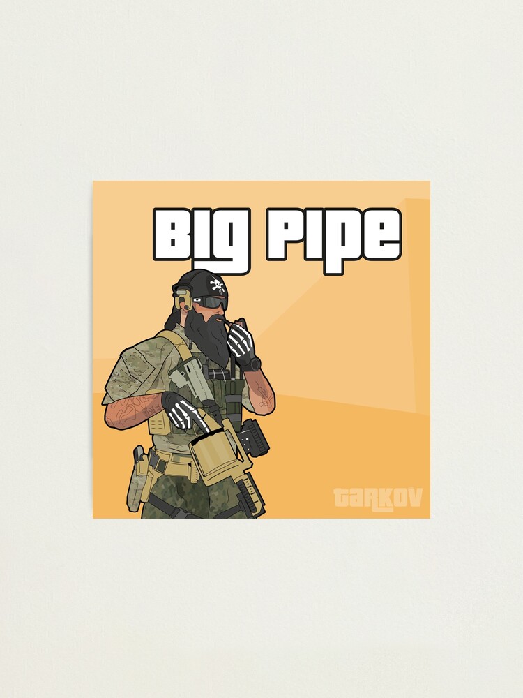 Big Pipe Escape From Tarkov GTA Style Photographic Print For Sale   Fpp,small,lustre,wall Texture,product,750x1000 