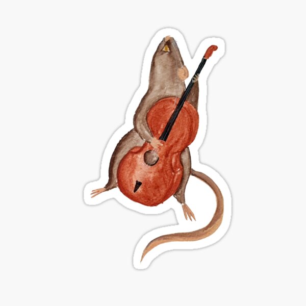 Jazz rat Sticker