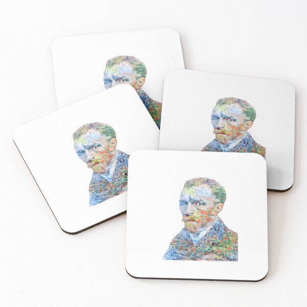Aperçu de l'œuvre Portrait de Van Gogh #3 - Pièce d'art originale créée et vendue par TheMashupArtist.