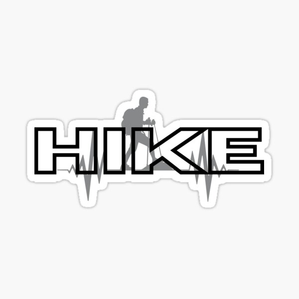 Hiking Pulse Sticker