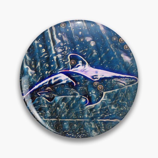 Item preview,  Majestic Midnight Sea Ocean Portrait Shark Art designed and sold by TheWildFlix.
