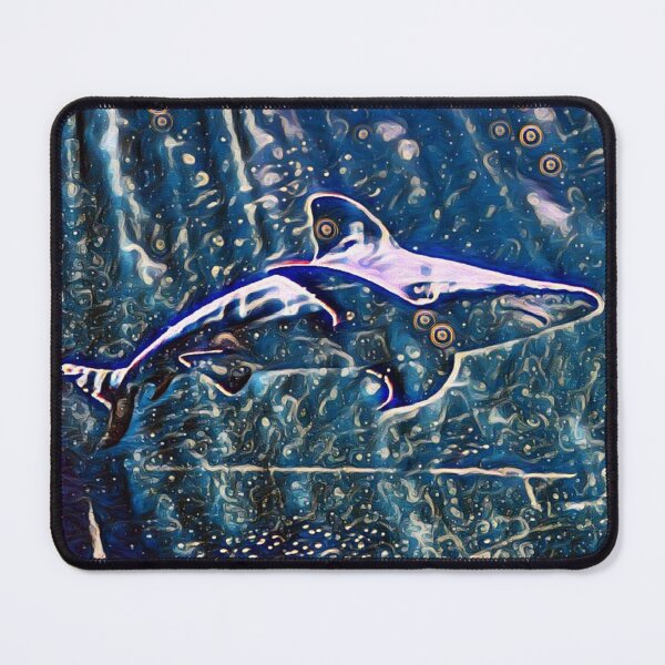 Item preview, Majestic Midnight Sea Ocean Portrait Shark Art designed and sold by TheWildFlix.