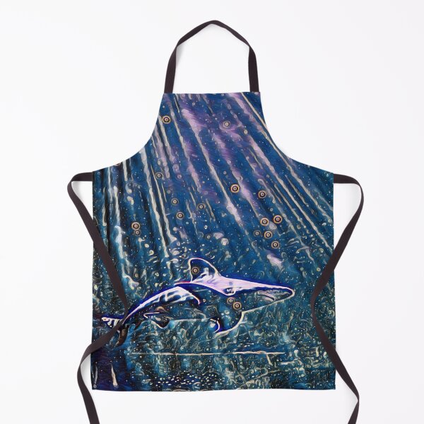 Item preview, Majestic Midnight Sea Ocean Portrait Shark Art designed and sold by TheWildFlix.