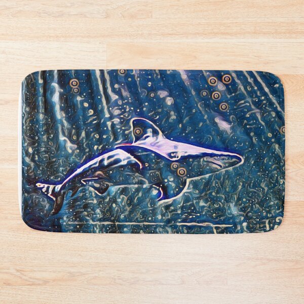 Item preview,  Majestic Midnight Sea Ocean Portrait Shark Art designed and sold by TheWildFlix.