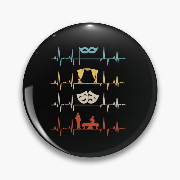 Item preview, Theater Thespian Theatrical Thespianism Heartbeat designed and sold by ShopTheStyle.