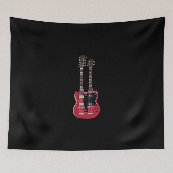 Item preview, Jimmy Page Guitar Sticker designed and sold by evieathena.