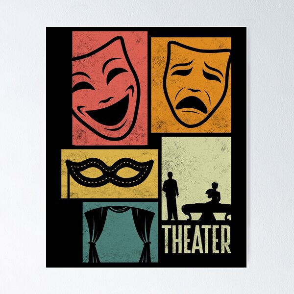 Item preview, Theater Thespian Theatrical Thespianism Silhouettes designed and sold by ShopTheStyle.