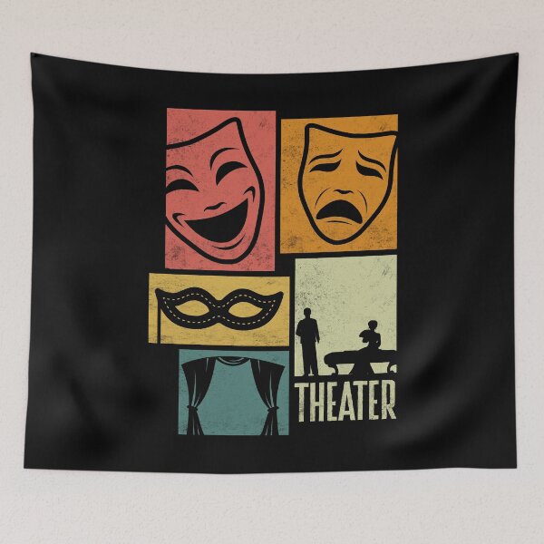 Item preview, Theater Thespian Theatrical Thespianism Silhouettes designed and sold by ShopTheStyle.