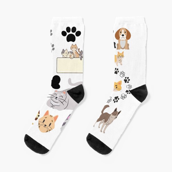 Item preview, Cats and Dogs pattern designed and sold by Hebainredbubble.