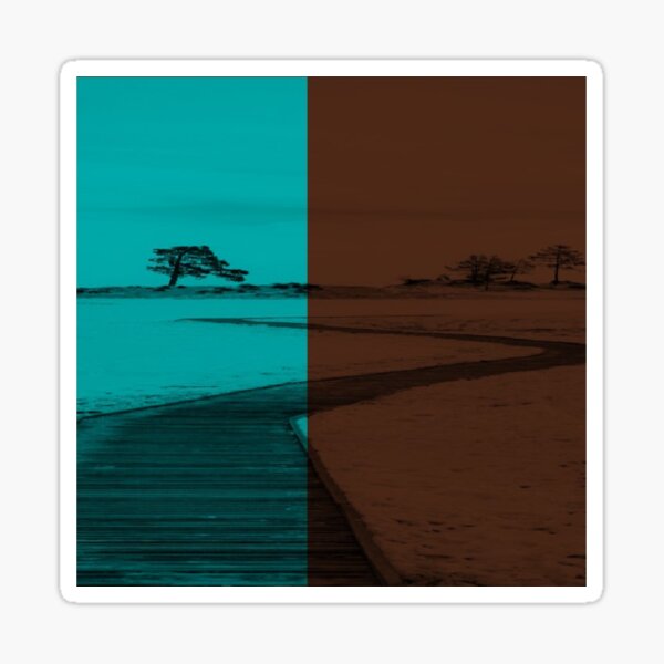 Steps to Solitude Sticker