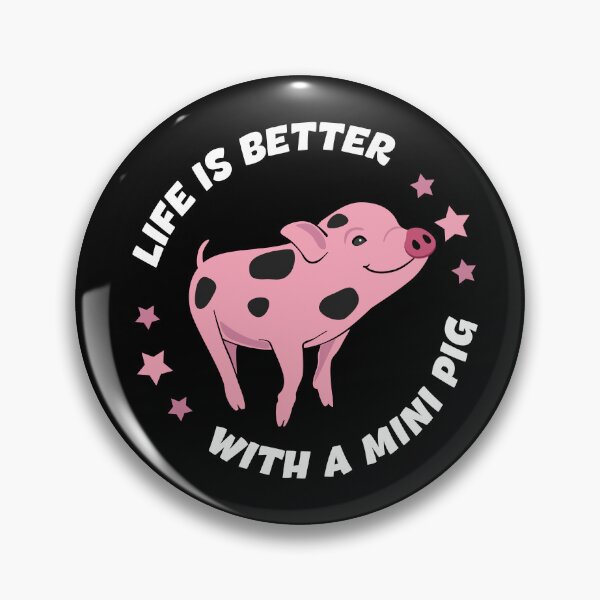 Item preview, Life Is better With A Spotted Mini Pig designed and sold by natysik111188.