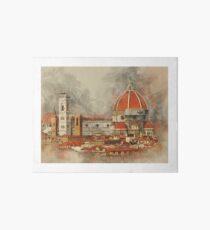 Der Dom in Florenz. Galeriedruck