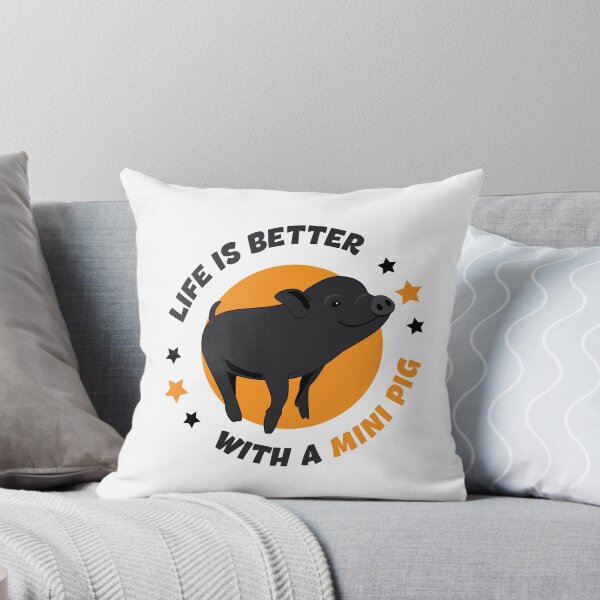 Item preview,  Life Is better With A Black Mini Pig designed and sold by natysik111188.