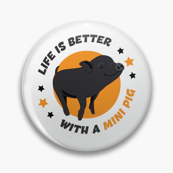 Item preview,  Life Is better With A Black Mini Pig designed and sold by natysik111188.