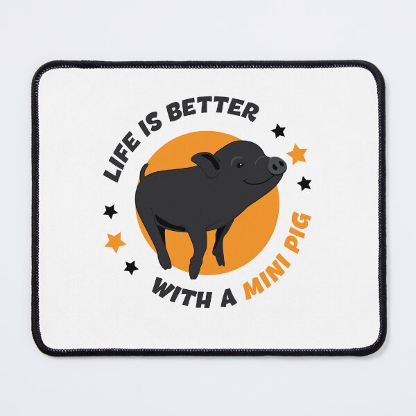 Item preview, Life Is better With A Black Mini Pig designed and sold by natysik111188.