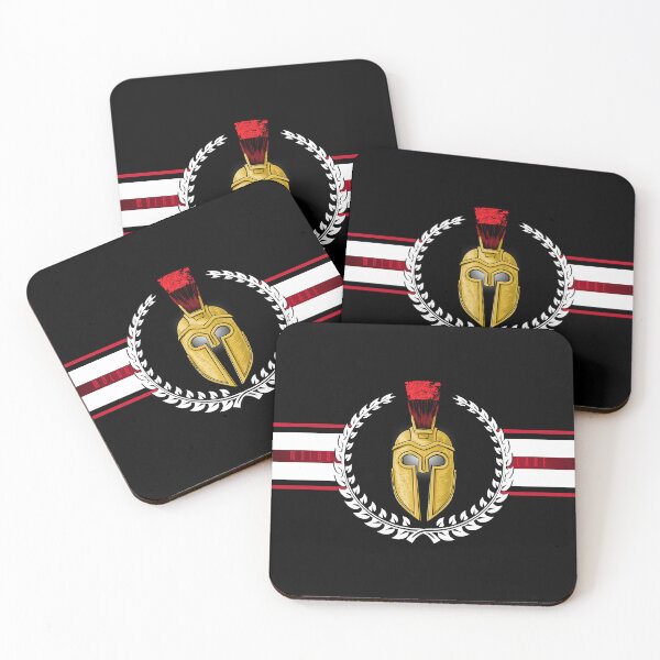 Item preview, Spartan Helmet Molon Labe Red White Black  designed and sold by Yiorgos Designs.
