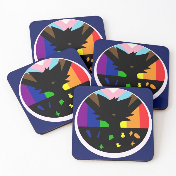 Item preview, Kit Siv's Magic Shop logo (pride flag version) designed and sold by Kit Daniel.