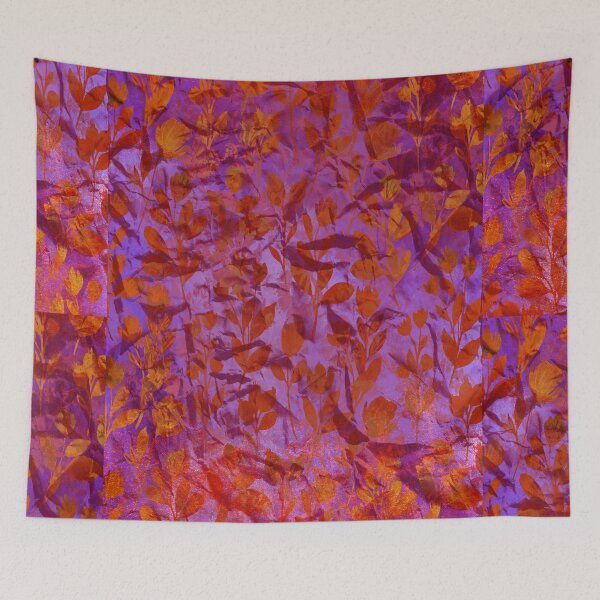 Item preview, Orange And Purple L eaves Pattern designed and sold by Avani01.