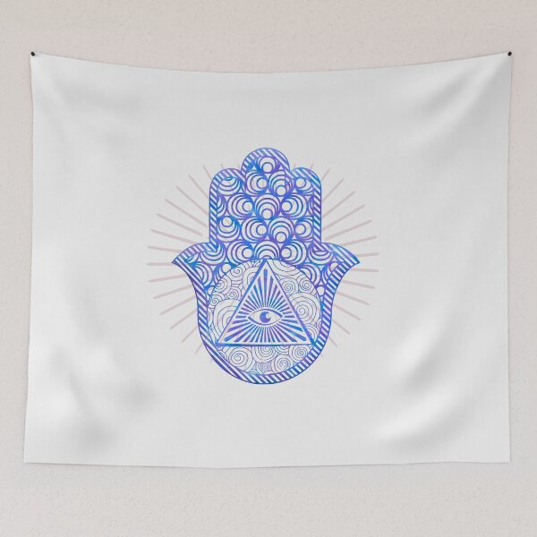 Artikelvorschau, Hand von Hamza schützt Symbol Hand von Fatima entworfen und verkauft von DesignsbyMona.