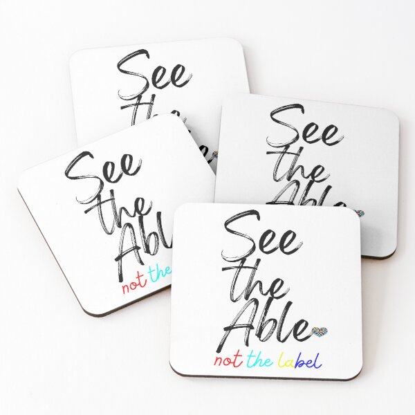 Item preview, See the able not the label (Autism awareness month) designed and sold by Oreo2020 Creations.