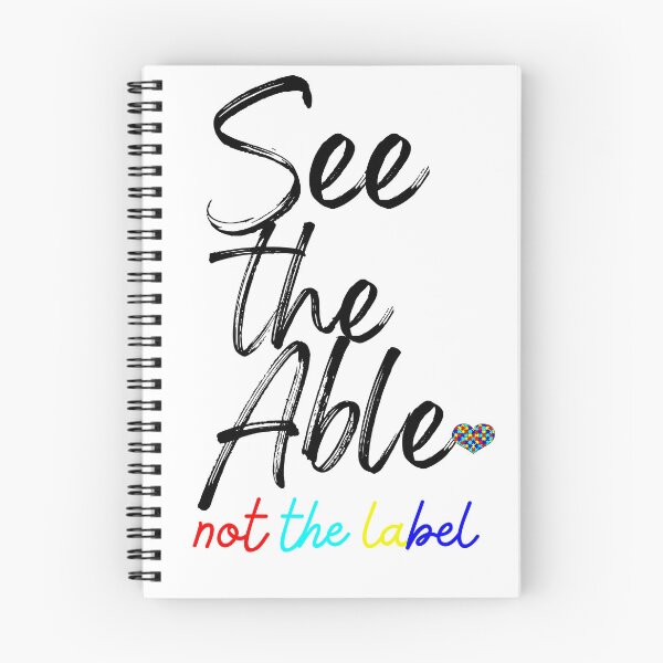 Item preview, See the able not the label (Autism awareness month) designed and sold by Oreo2020 Creations.