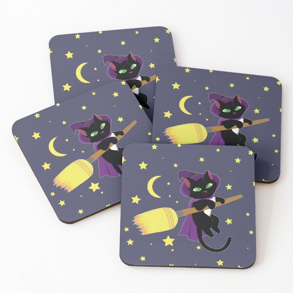 Item preview, Flying Witch Cat designed and sold by TheKohakuDragon.