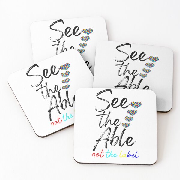 Item preview,  See the able not the label (Autism awareness month) designed and sold by Oreo2020 Creations.