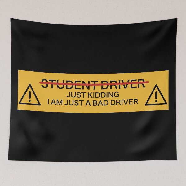 Item preview, student driver (jk) bumper sticker designed and sold by kotonok0.