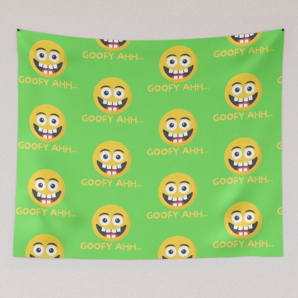 Item preview, Goofy Ahh... with yellow smiley face designed and sold by KoopTroop ⭐⭐⭐⭐⭐.