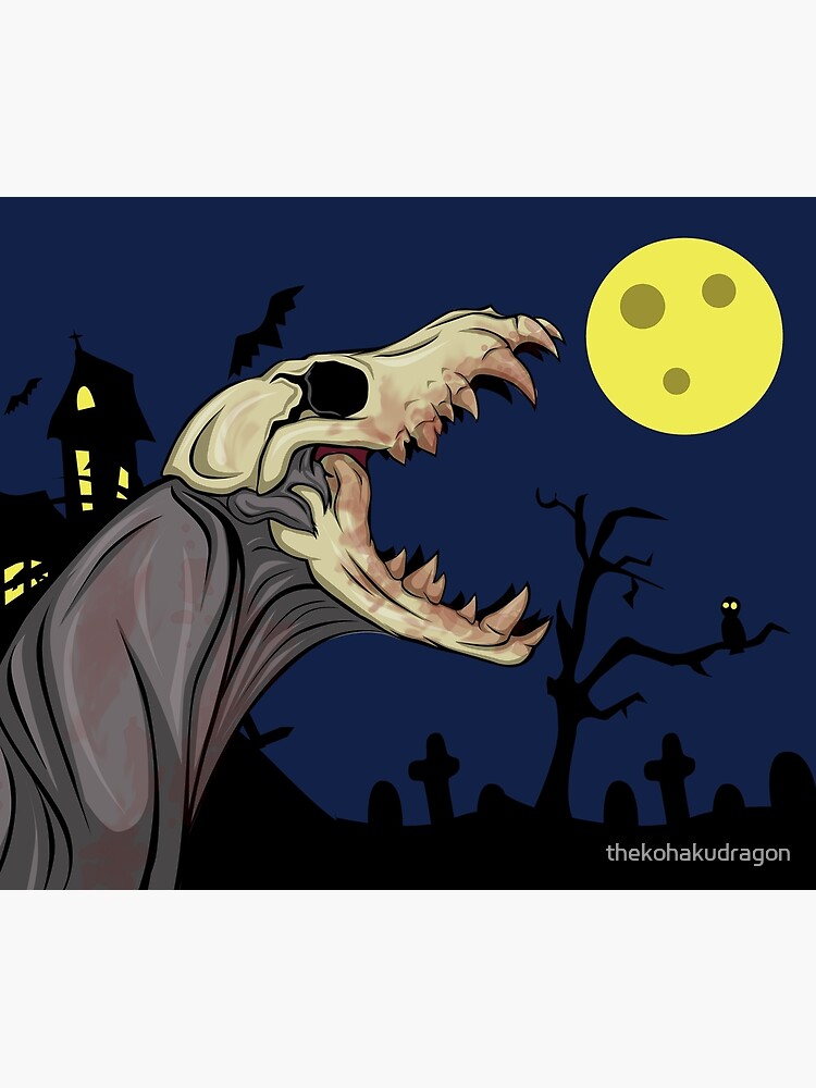 Halloween Skull Monster by thekohakudragon