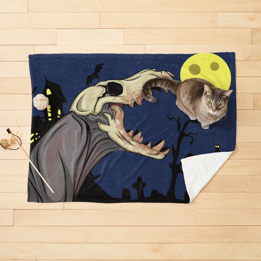 Halloween Skull Monster Pet Blanket