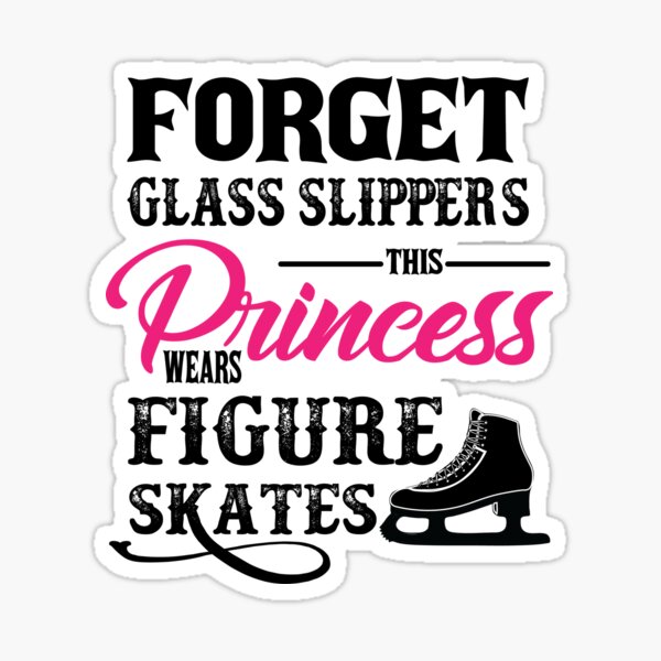 Ice Princess NEW Ice Figure Skating Car Window Sticker 