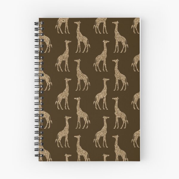 Item preview, Gold Glitter Giraffe Pattern on Brown designed and sold by Paulele.
