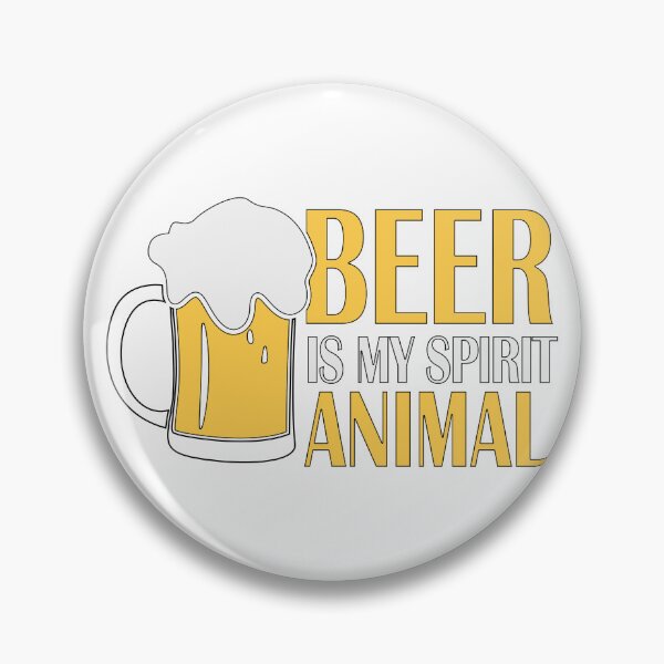 Item preview, Beer is my Sprit animal Beer Party Art Design Happy Apparel Essential Inspiration Joy Mood  Beer Squad designed and sold by DesignByHeartUK.