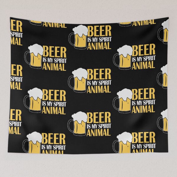Item preview, Beer is my Sprit animal Beer Party Art Design Happy Apparel Essential Inspiration Joy Mood  Beer Squad designed and sold by DesignByHeartUK.