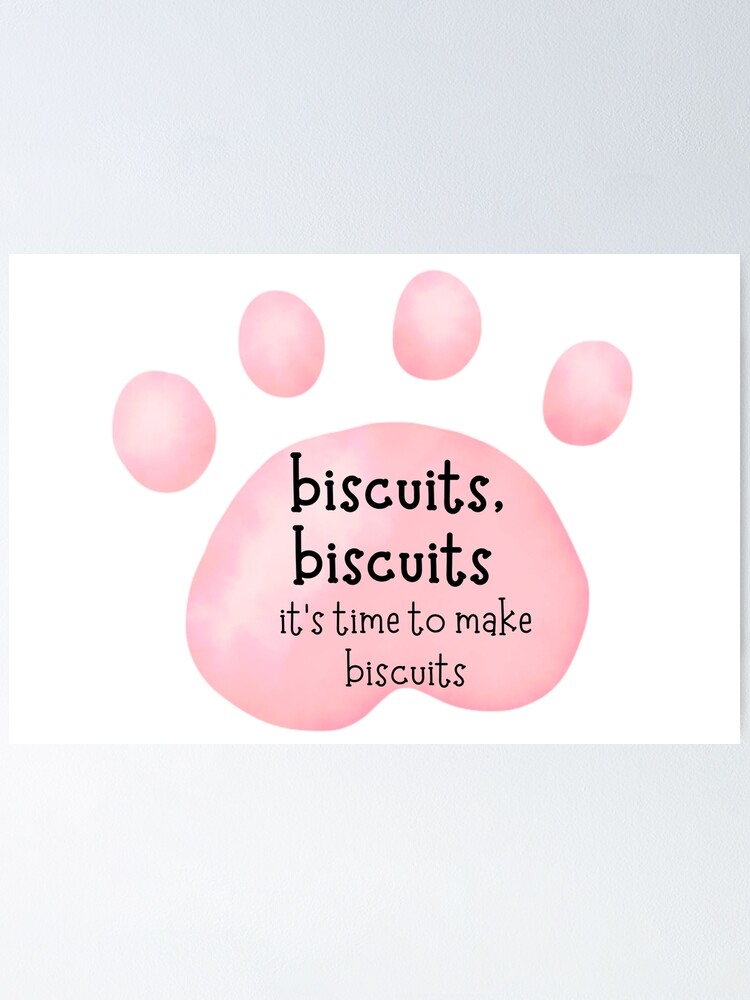 Póster «TikTok Cats Making Biscuits Biscuits Biscuits Hora de hacer