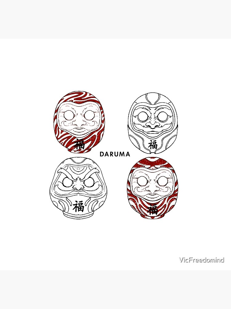 Classic Mixed Daruma Doll (set of 25) - We Love Daruma