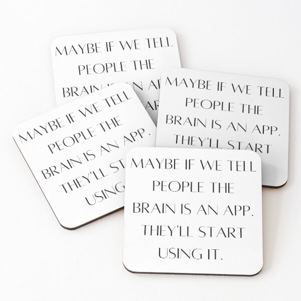 Item preview, Brain is an app qoute designed and sold by beyondinsanity.