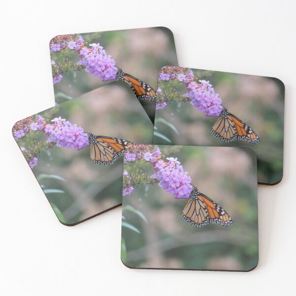 Item preview, Monarch on a butterfly bush designed and sold by DEHeadHugger.