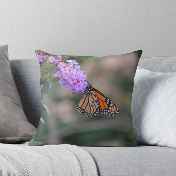 Item preview, Monarch on a butterfly bush designed and sold by DEHeadHugger.