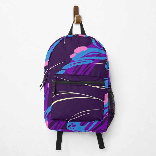 Item preview, Painting with purple blue pink yellow liquid stains swirls splashes linear grunge elements designed and sold by ZAIKY DREAMS.