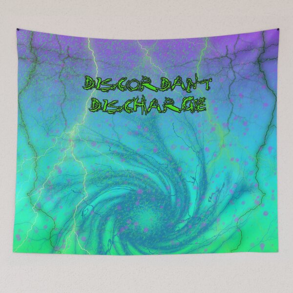 Item preview, Discordant Discharge Weather Logo designed and sold by Discordant Dreams Art.